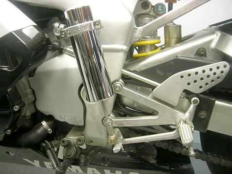 [Custom-installed Pingle shifter on Big Red.</IMG>